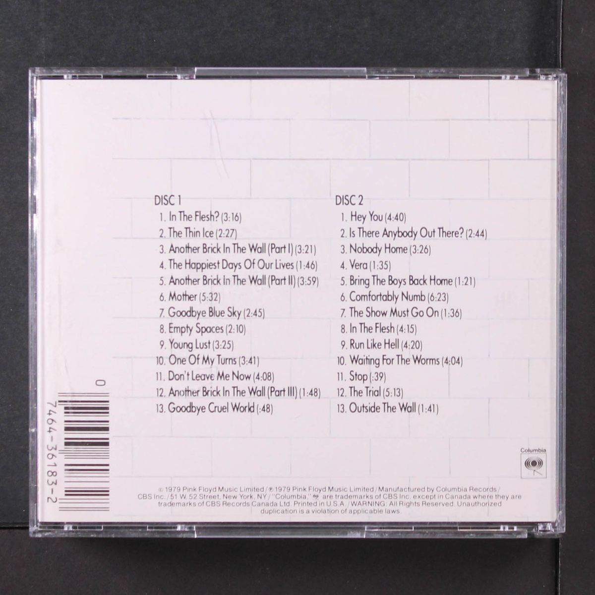 the wall by PINK FLOYD