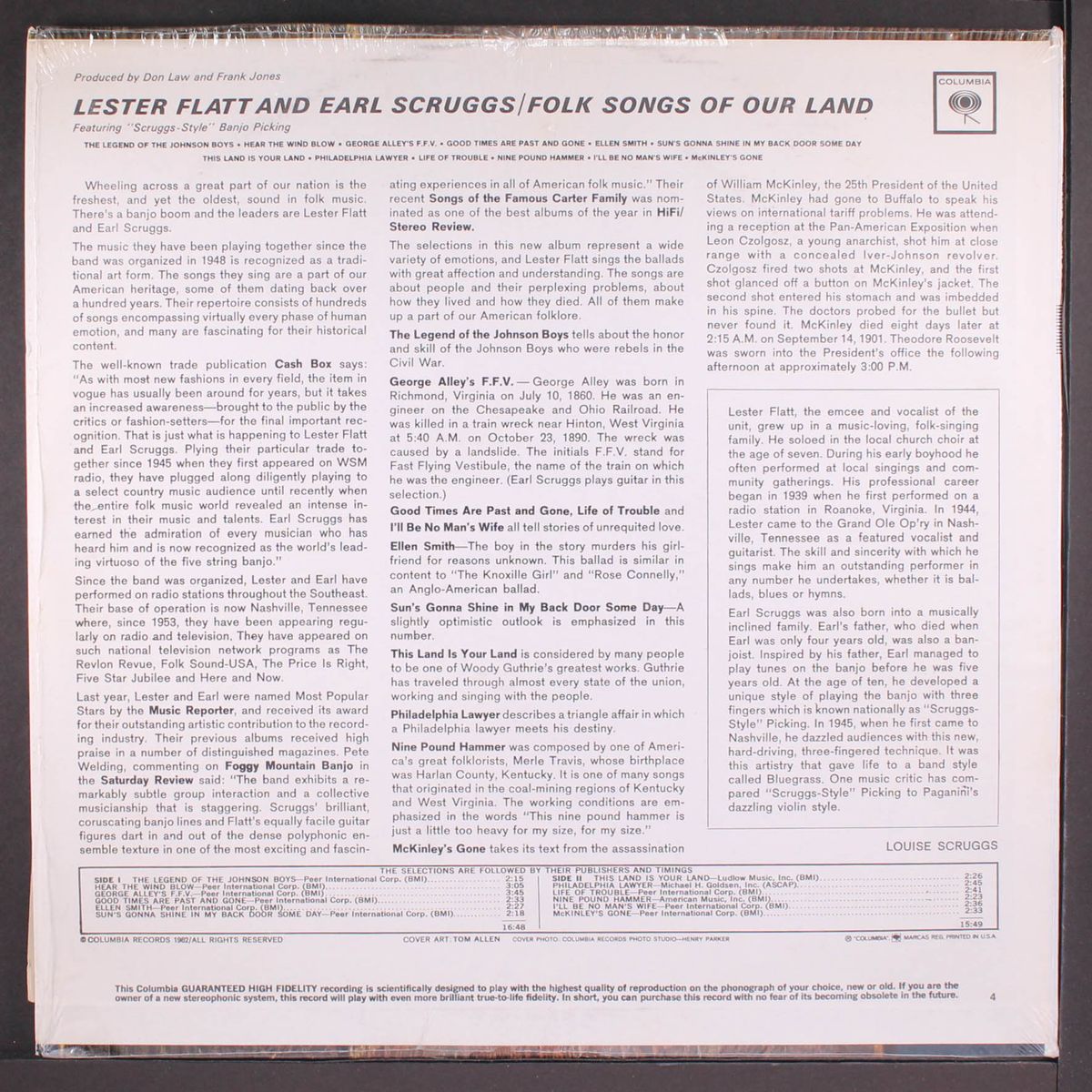 folk songs of our land by FLATT & SCRUGGS