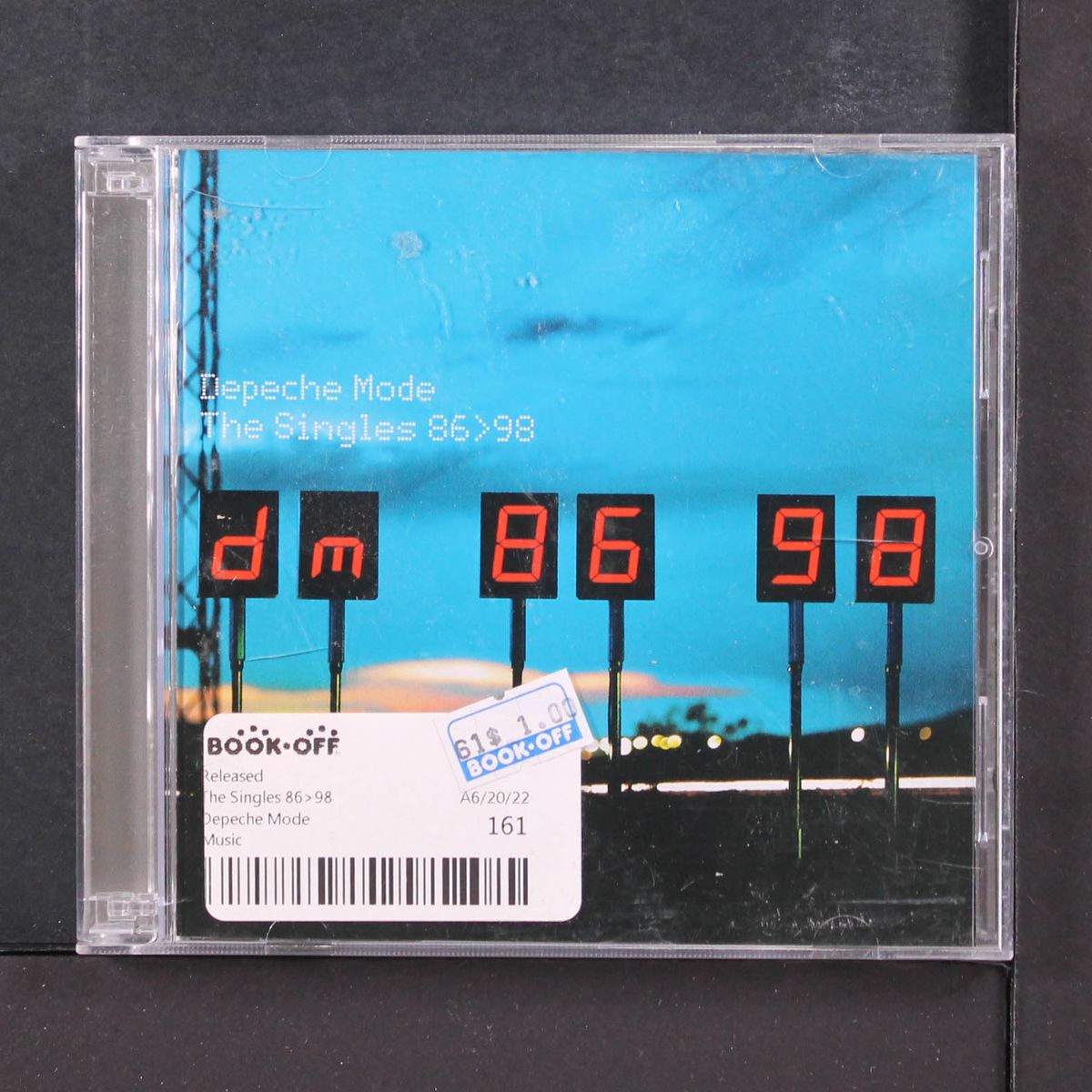 the singles 86>98 by DEPECHE MODE
