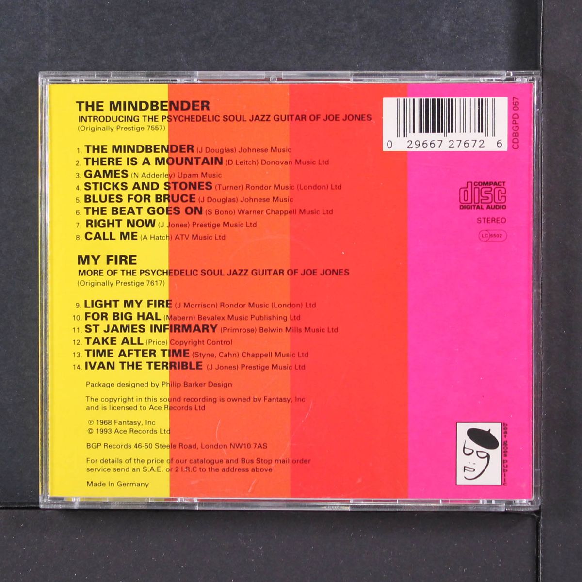 the mindbender / my fire by BOOGALOO JOE JONES