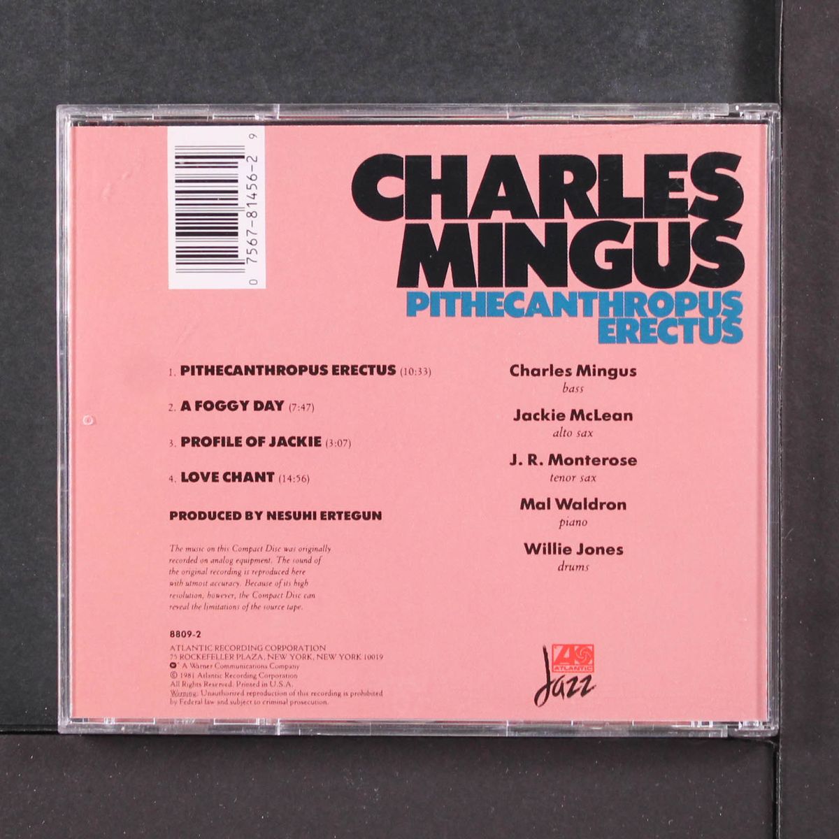 pithecanthropus erectus by CHARLES MINGUS