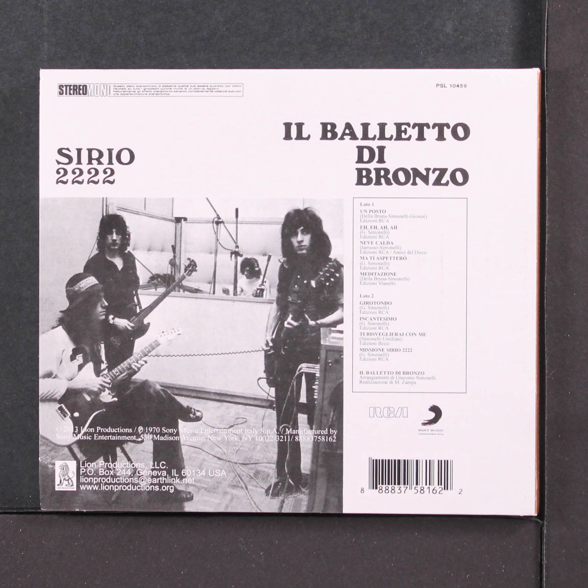 sirio 2222 by IL BALLETTO DI BRONZO