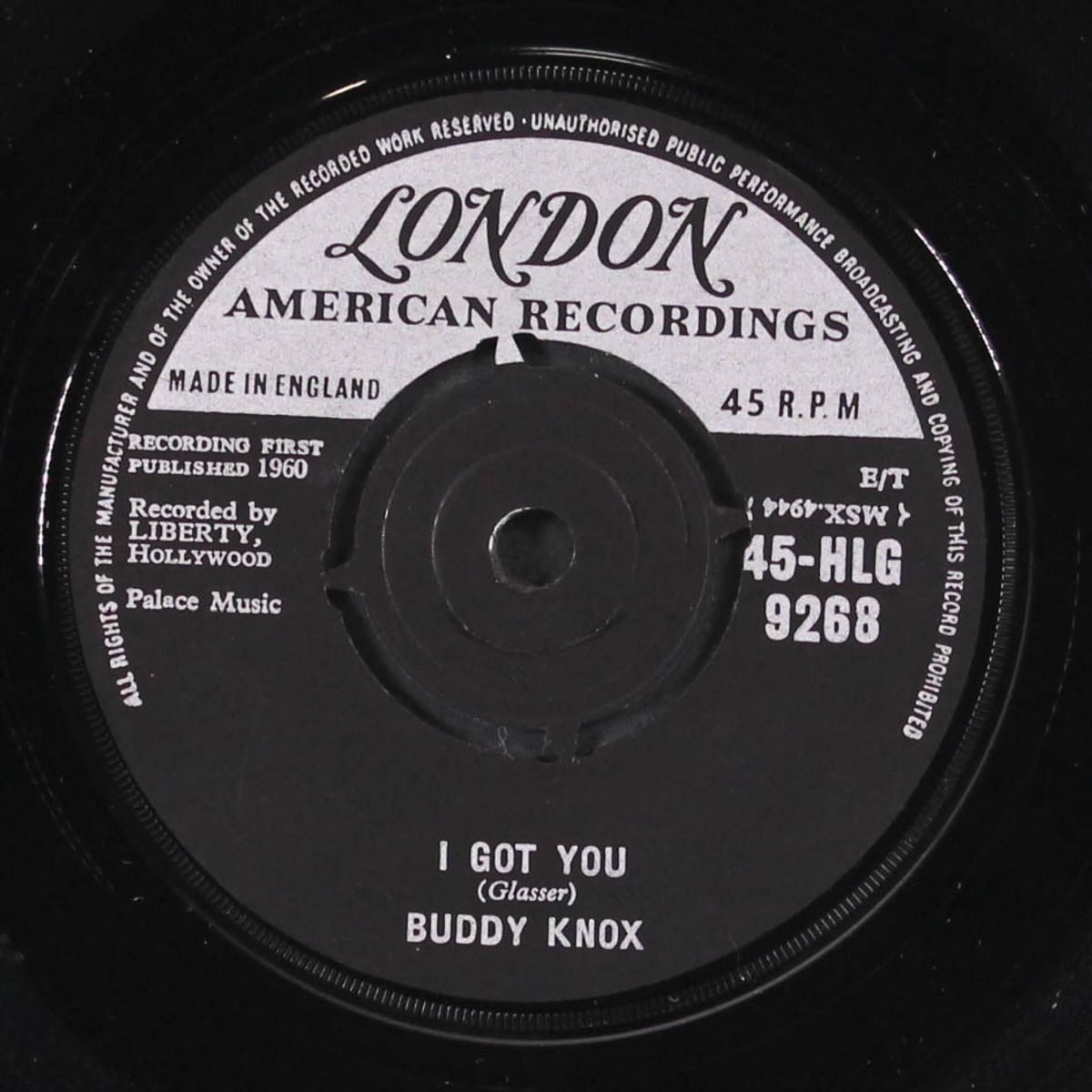 lovey dovey / i got you by BUDDY KNOX