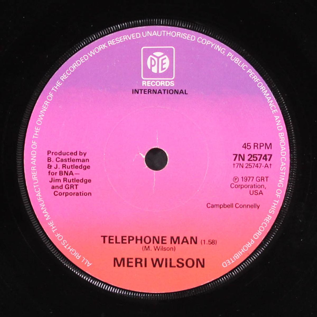 telephone man by MERI WILSON
