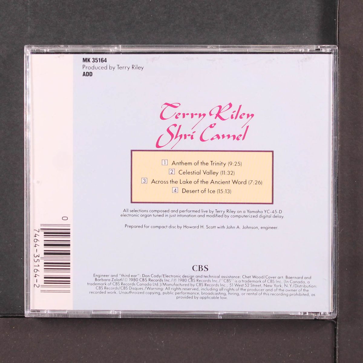 shri camel by TERRY RILEY