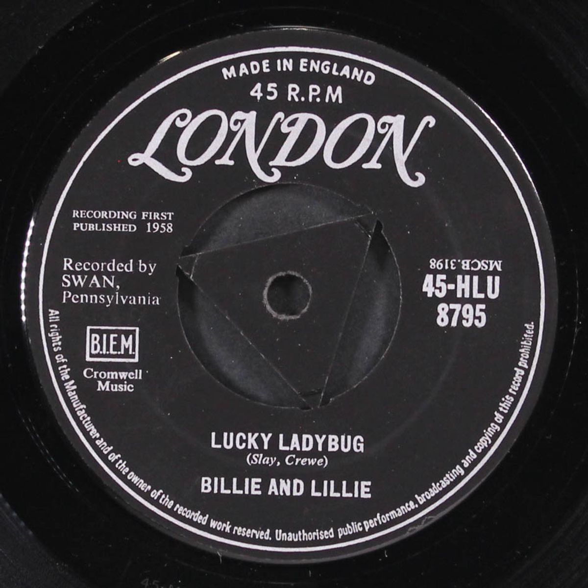 lucky ladybug / i promise you by BILLIE & LILLIE