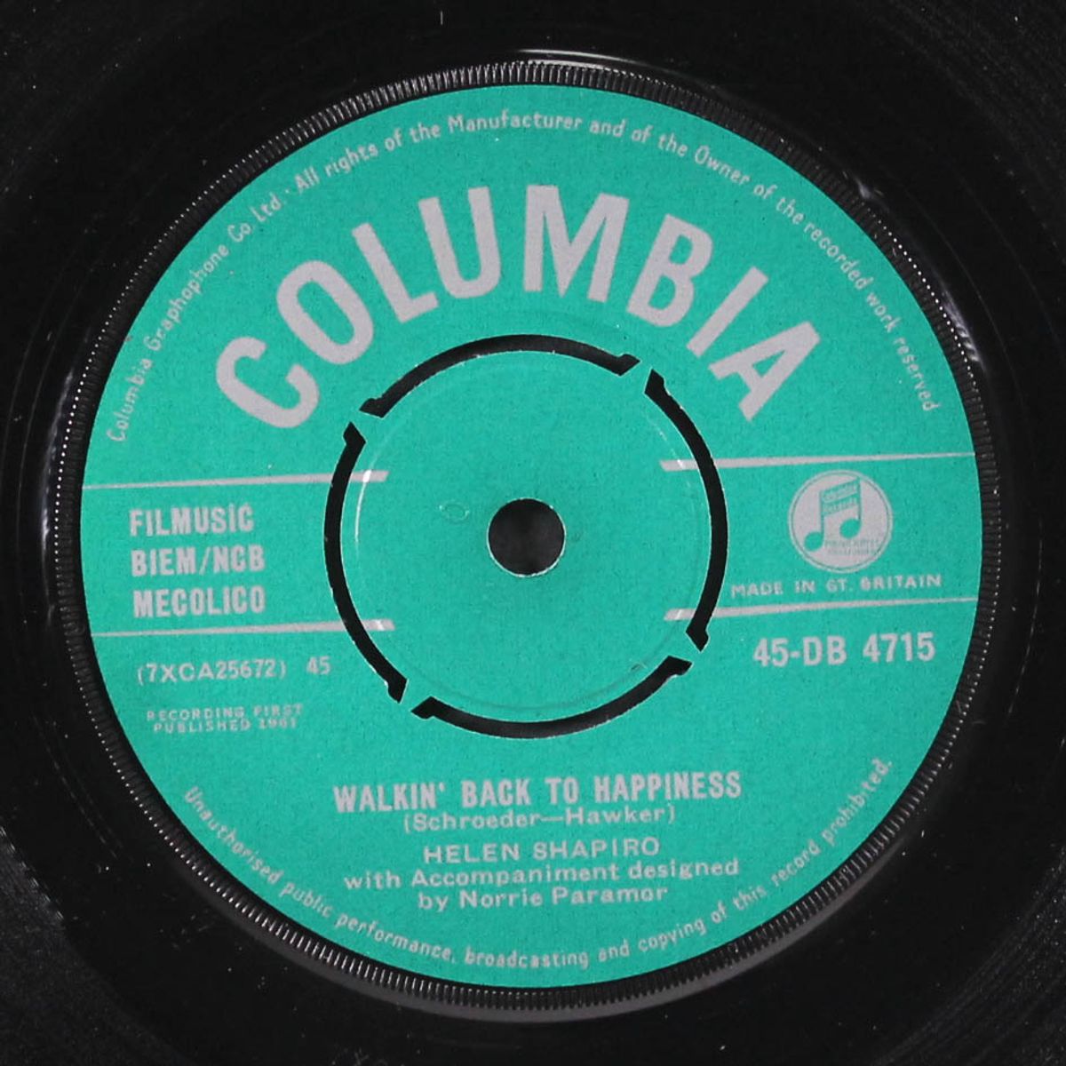 walkin' back to happiness by HELEN SHAPIRO