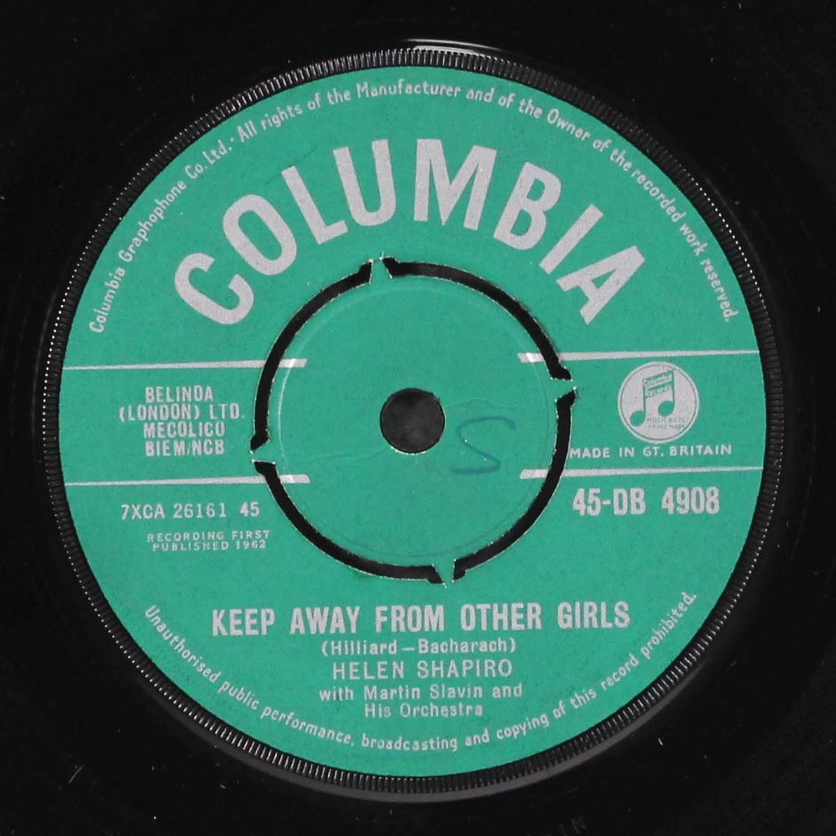 keep away from other girls by HELEN SHAPIRO