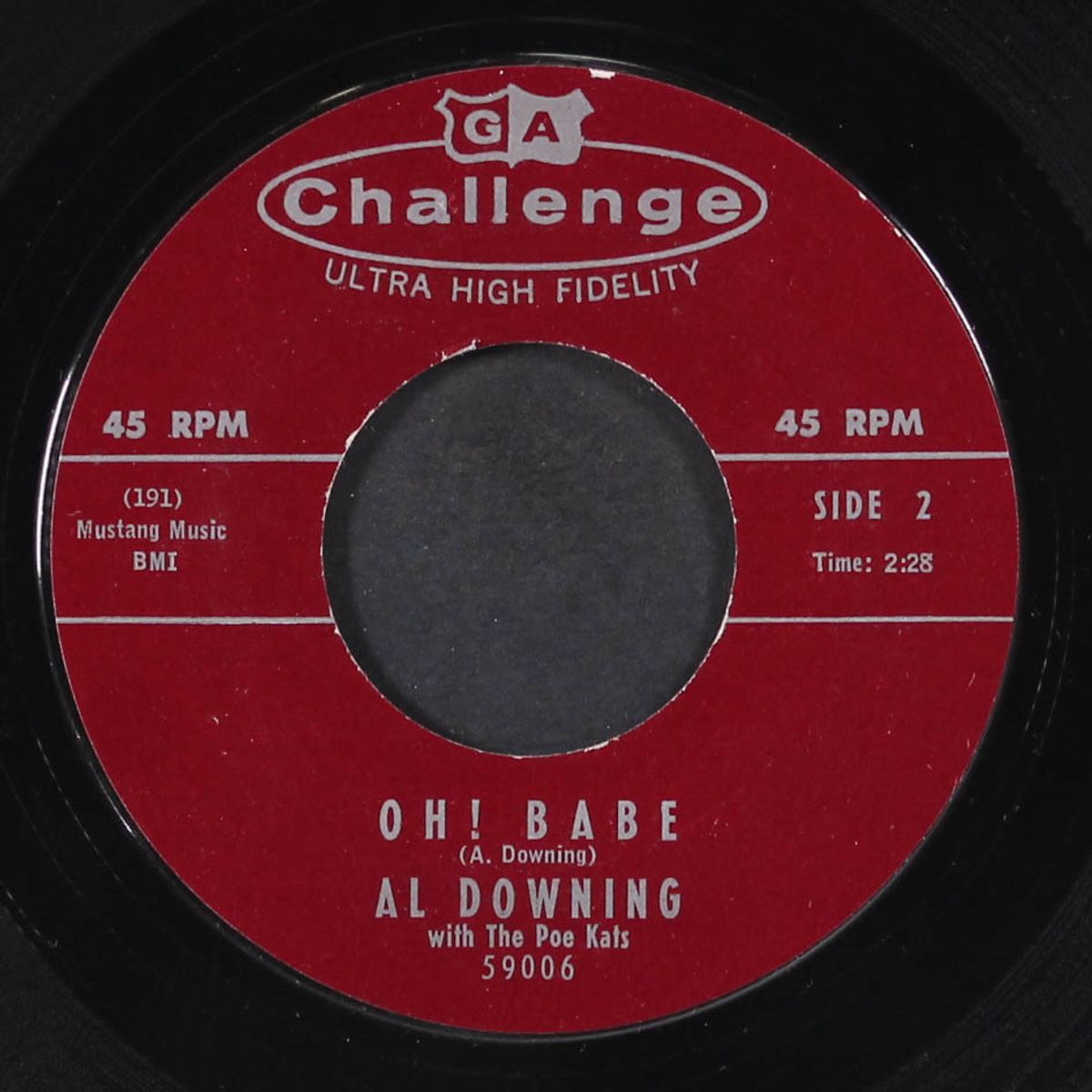 down on the farm / oh babe by AL DOWNING