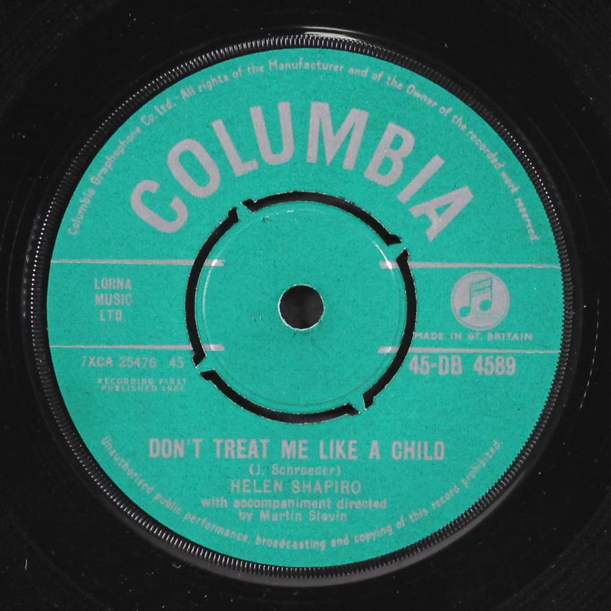 don't treat me like a child by HELEN SHAPIRO