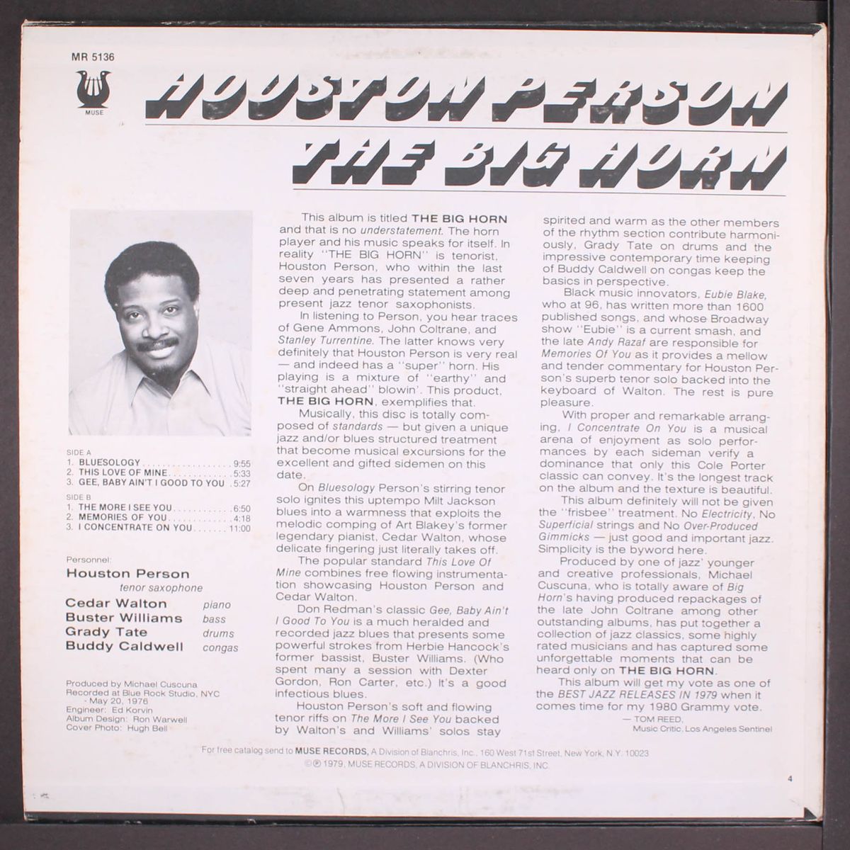 the big horn by HOUSTON PERSON