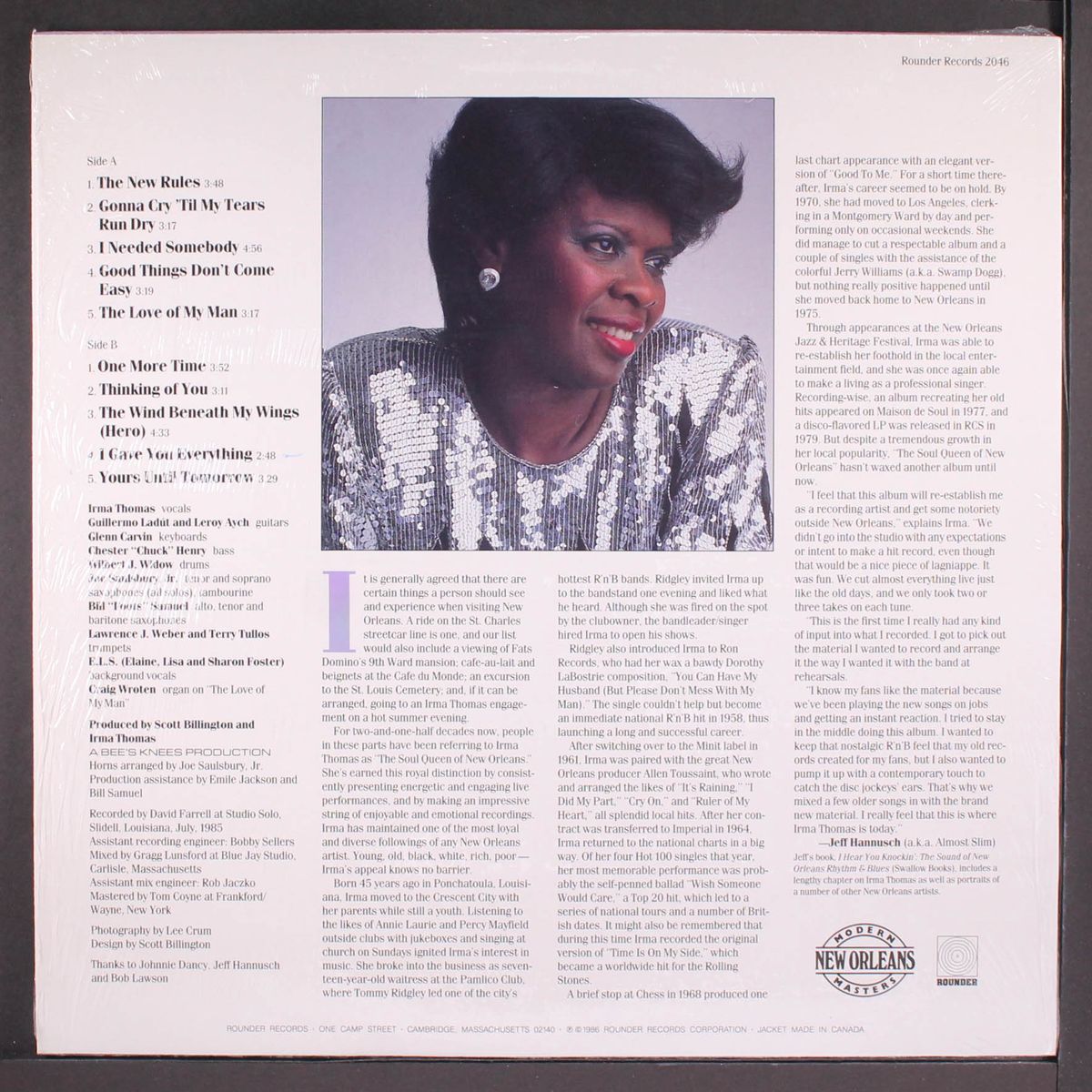 the new rules by IRMA THOMAS