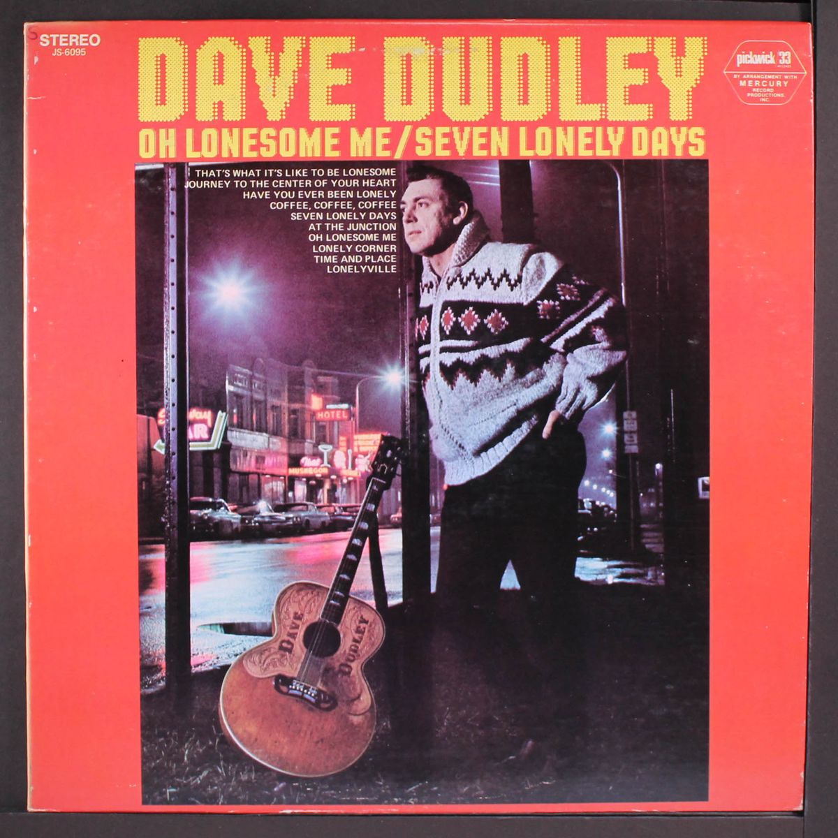 oh lonesome me / seven lonely days by DAVE DUDLEY