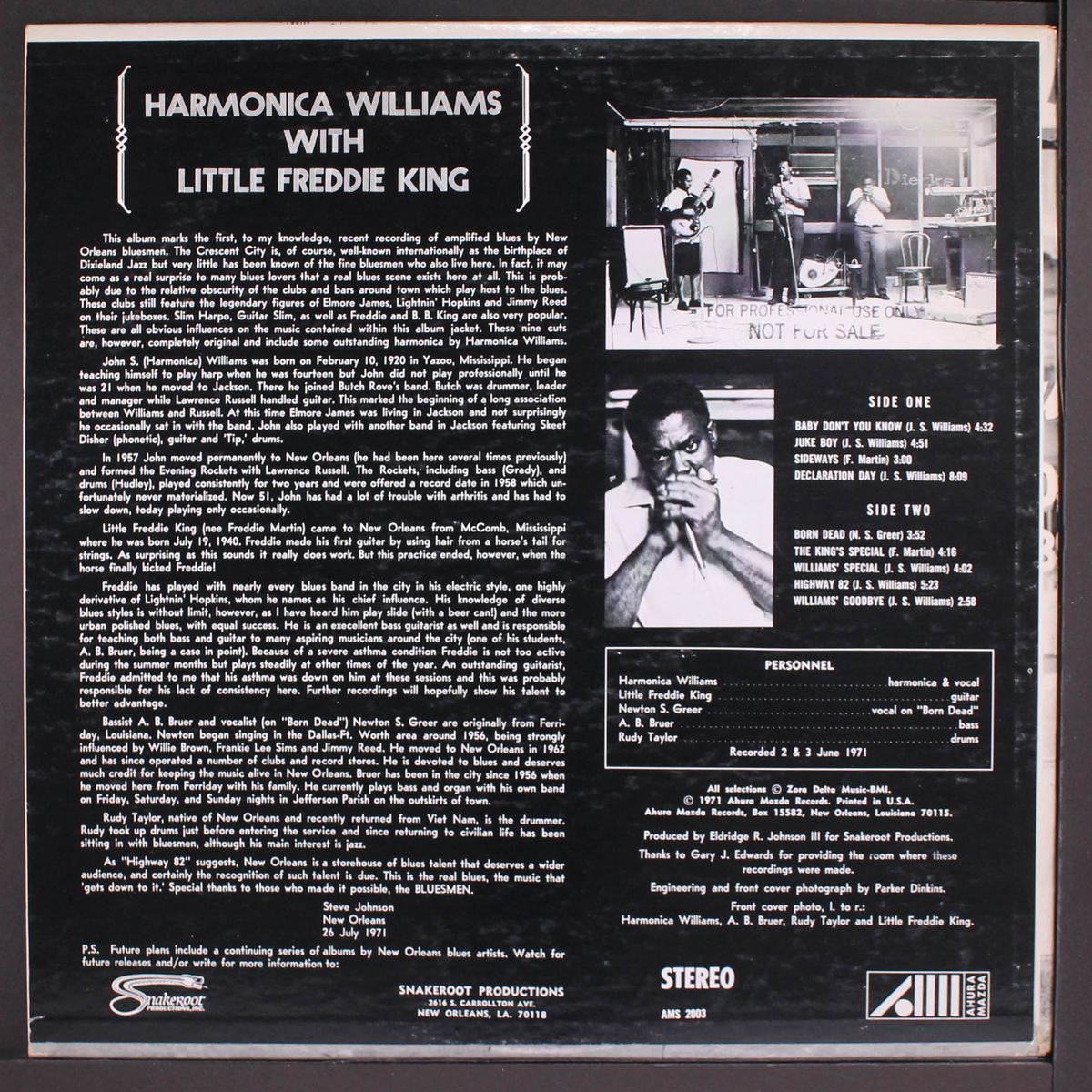 with little freddie king by HARMONICA WILLIAMS