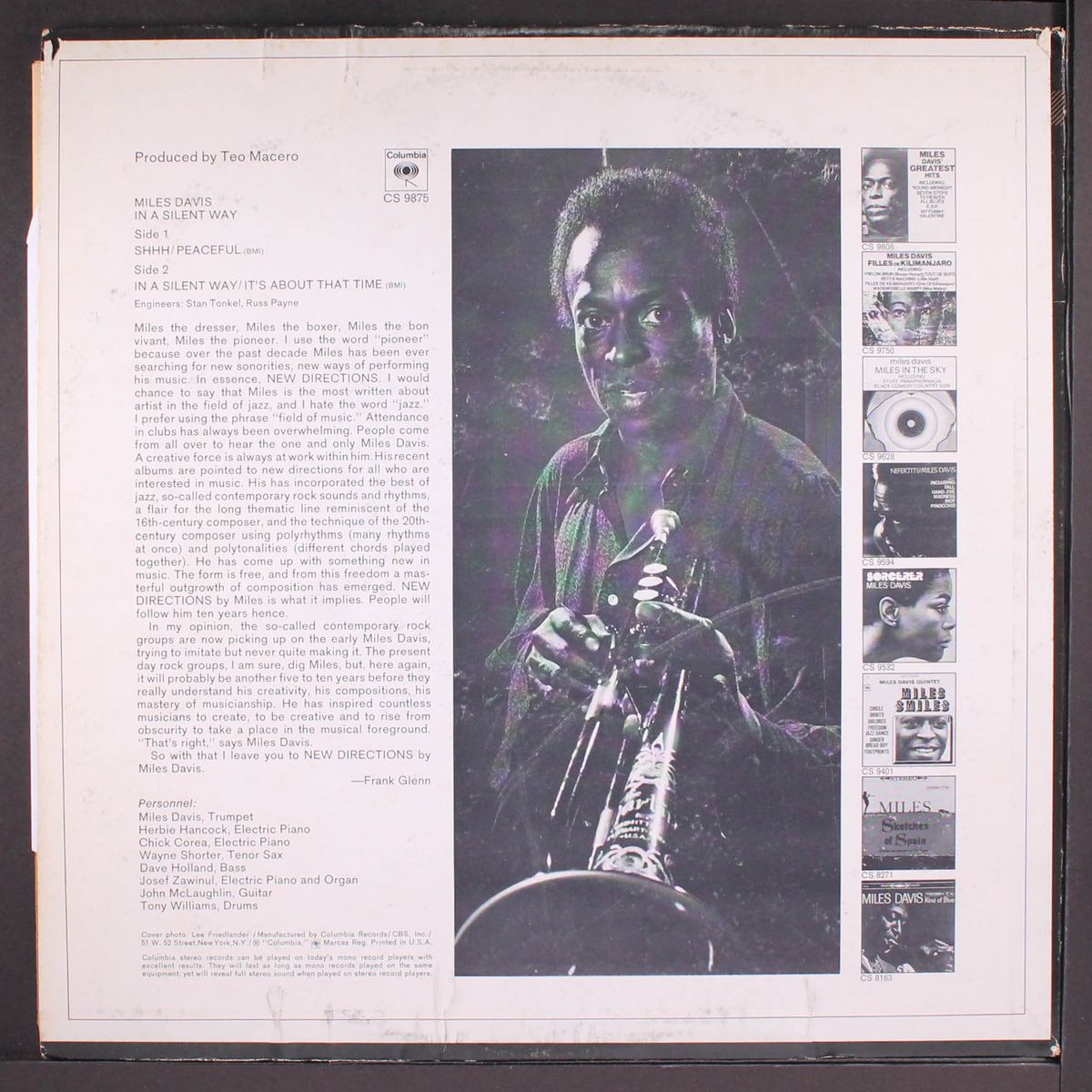 in a silent way by MILES DAVIS