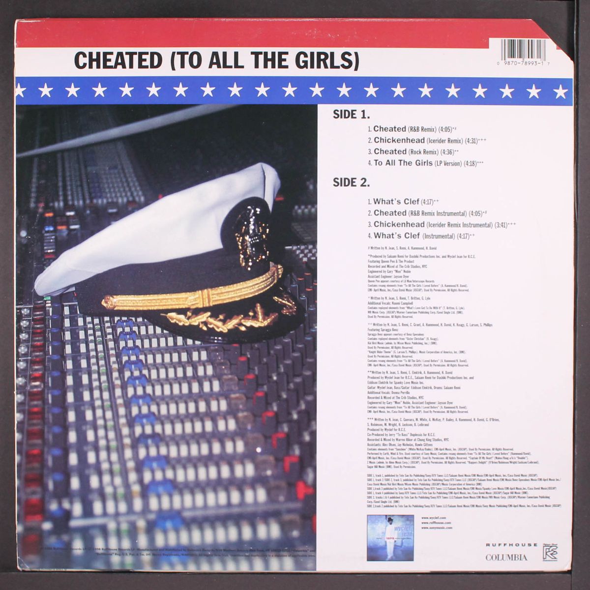cheated ( to all the girls) / remix by WYCLEF JEAN