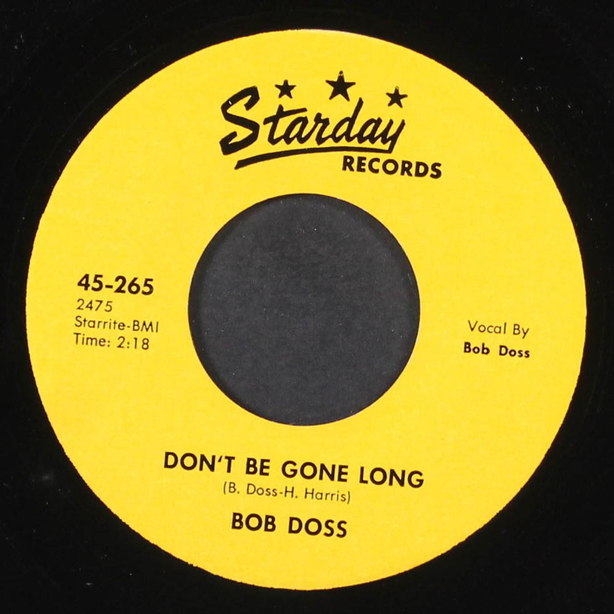 somebody's knocking / don't be gone long by BOB DOSS