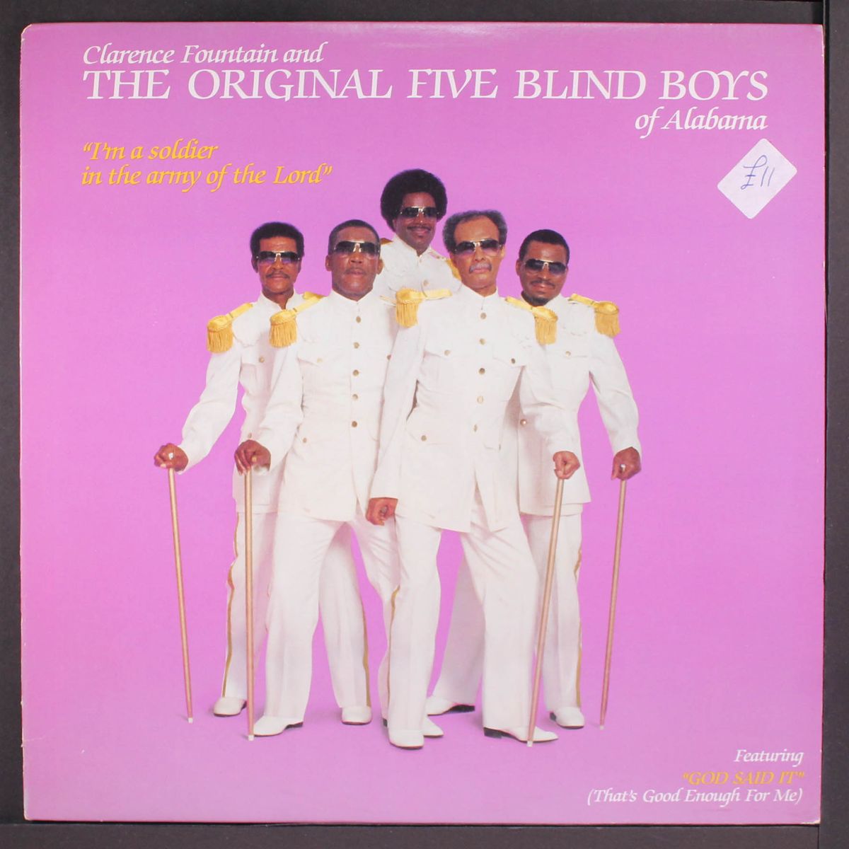 i'm a soldier in the army of the lord by ORIGINAL FIVE BLIND BOYS OF ALABAMA