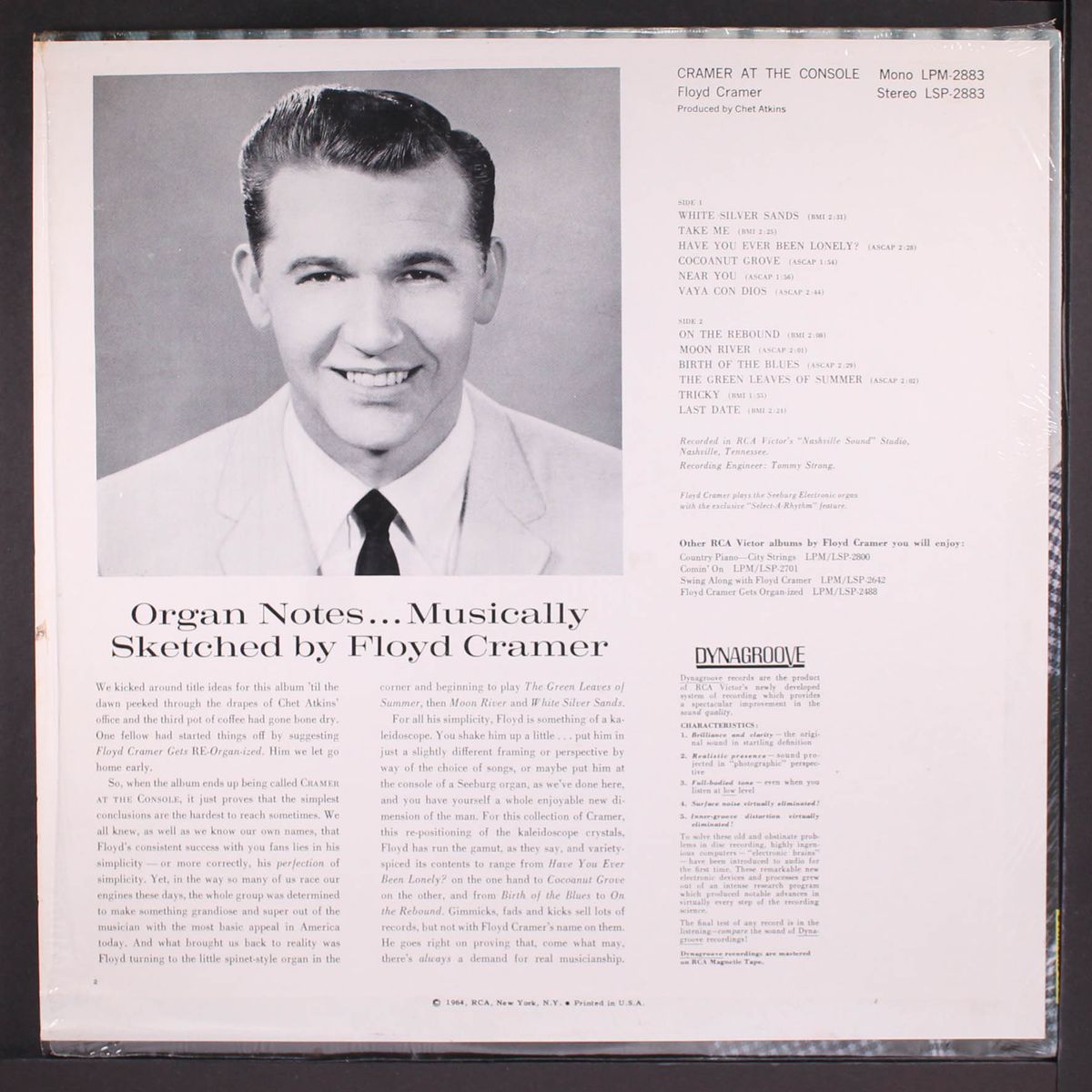 cramer at the console by FLOYD CRAMER