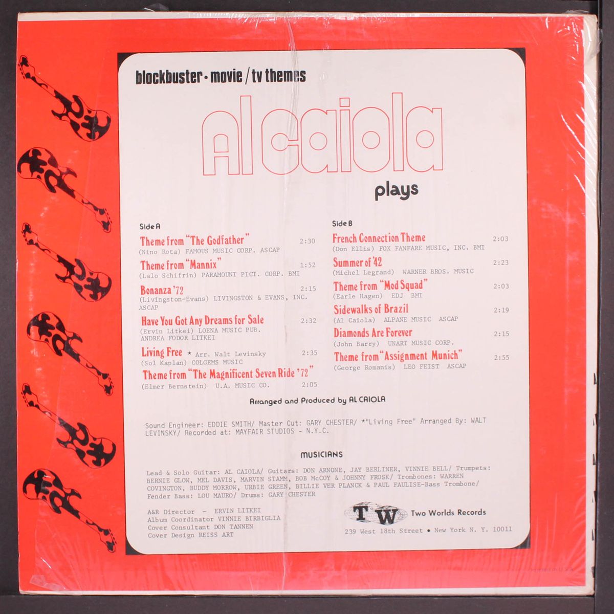 blockbuster movie / tv themes by AL CAIOLA