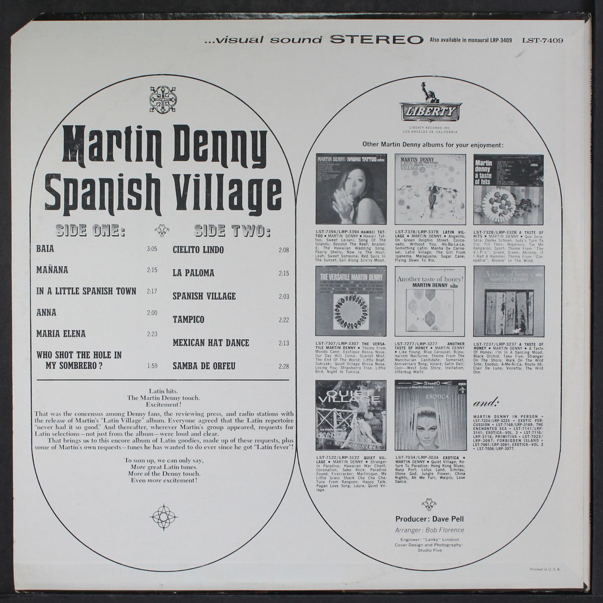 spanish village by MARTIN DENNY