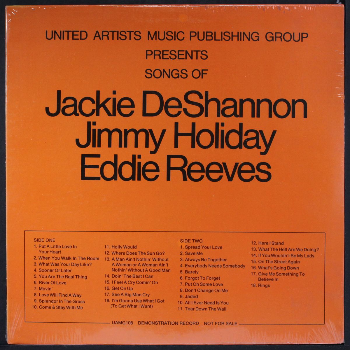 songs of jackie deshannon, jimmy holiday, eddie reeves by VARIOUS