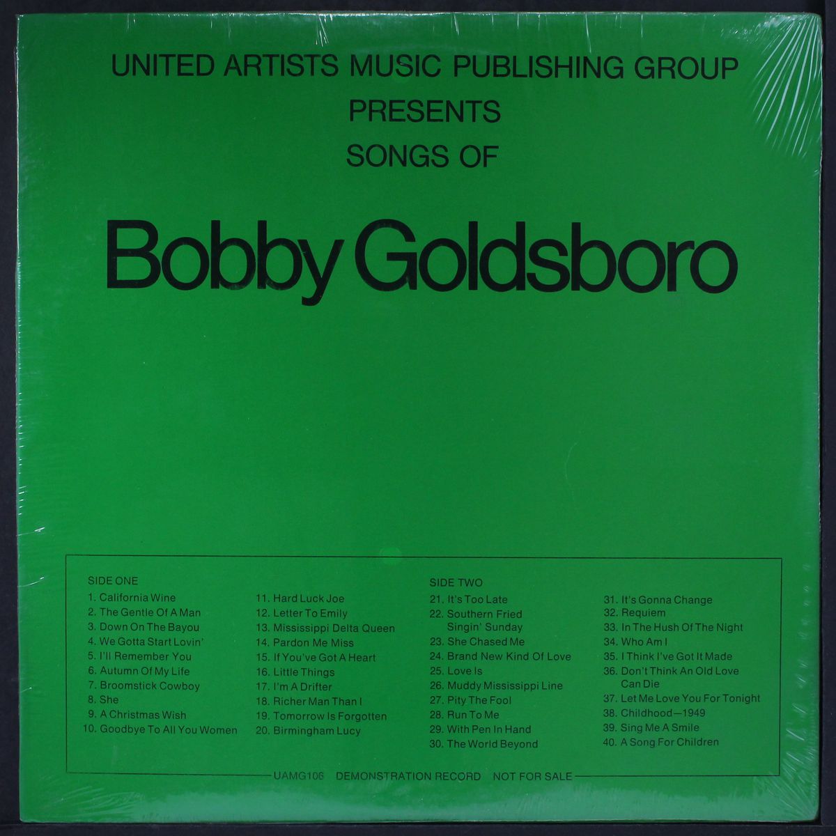 songs of bobby goldsboro by VARIOUS