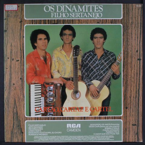 DINAMITES - CARTAO, CARTAZ E CARTEL