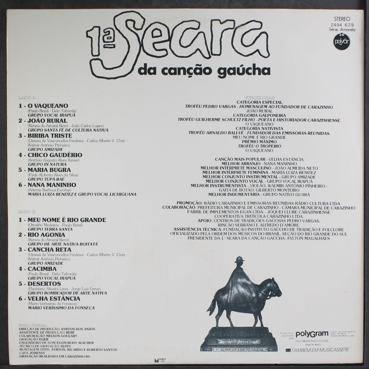 seara da cancao gaucha 1 by VARIOUS