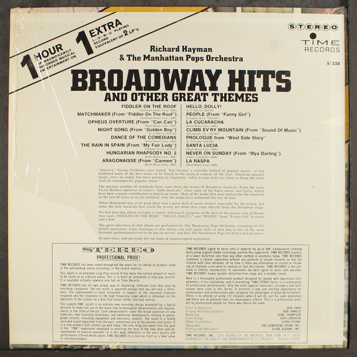 broadway hits by RICHARD HAYMAN