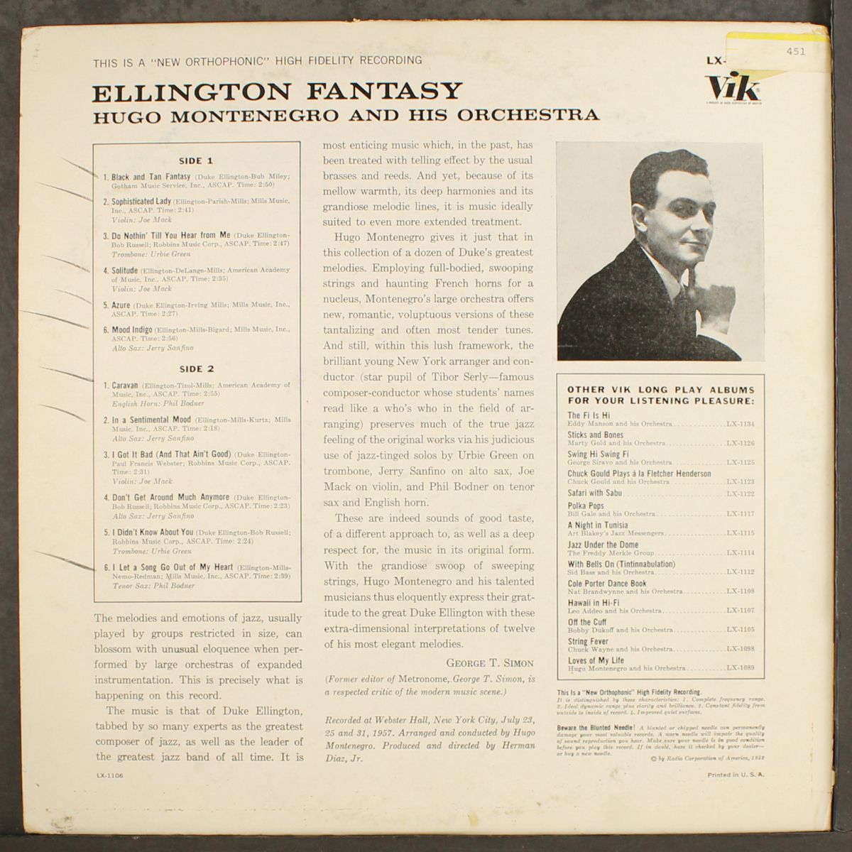 ellington fantasy by HUGO MONTENEGRO