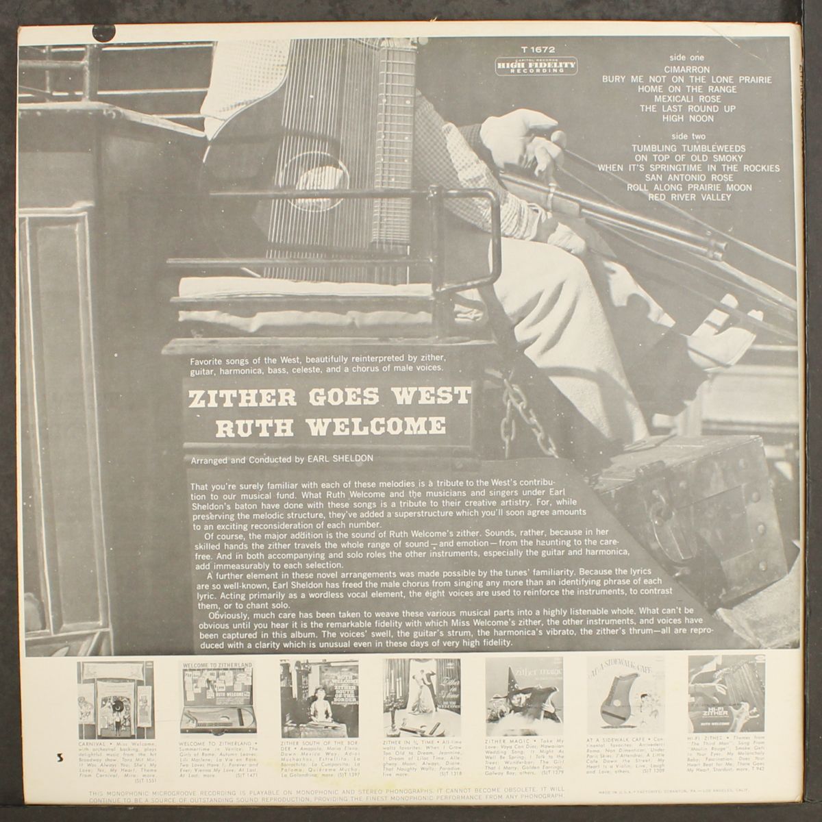 zither goes west by RUTH WELCOME