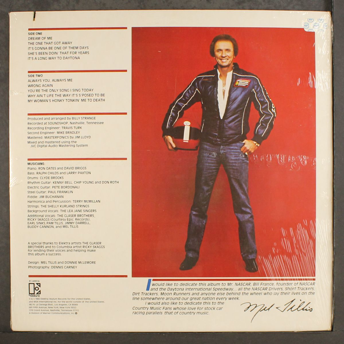 it's a long way to daytona by MEL TILLIS