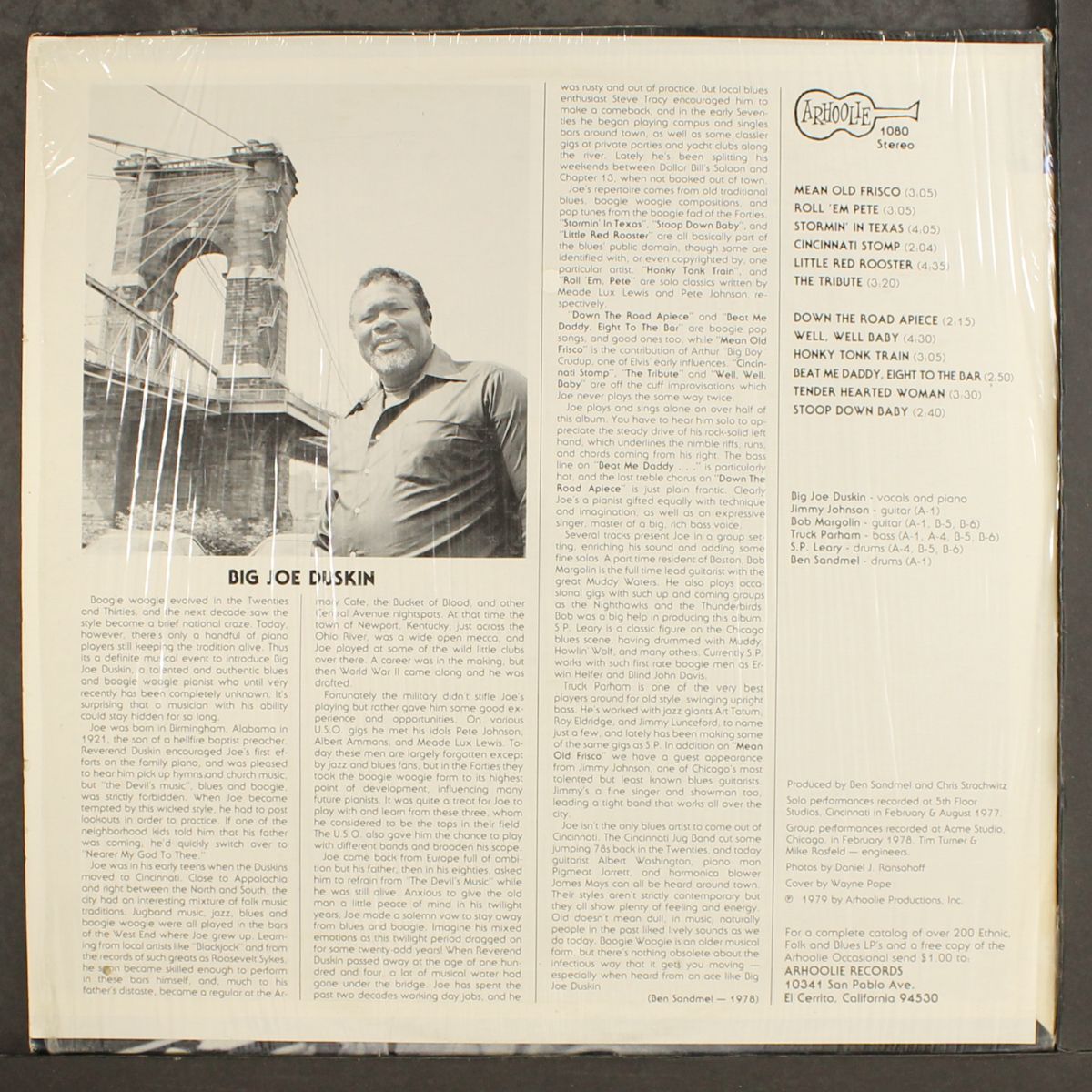 cincinnati stomp by BIG JOE DUSKIN