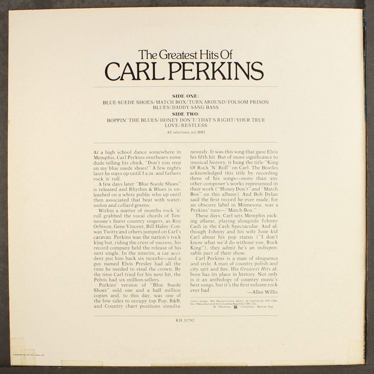 greatest hits of carl perkins by CARL PERKINS