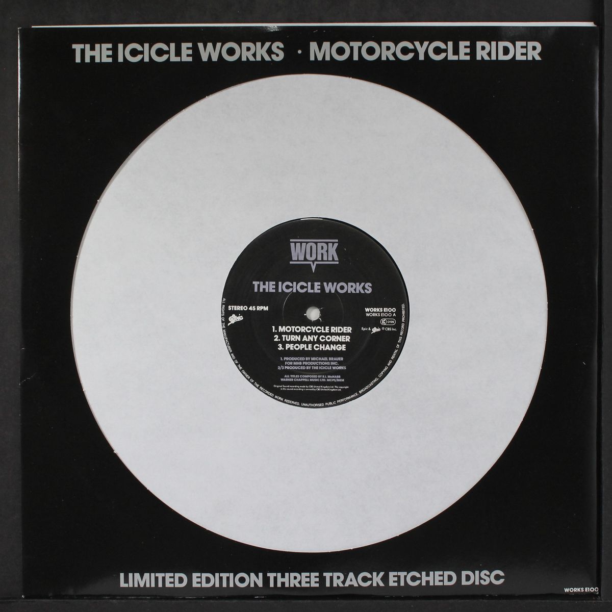 motorcycle rider by ICICLE WORKS