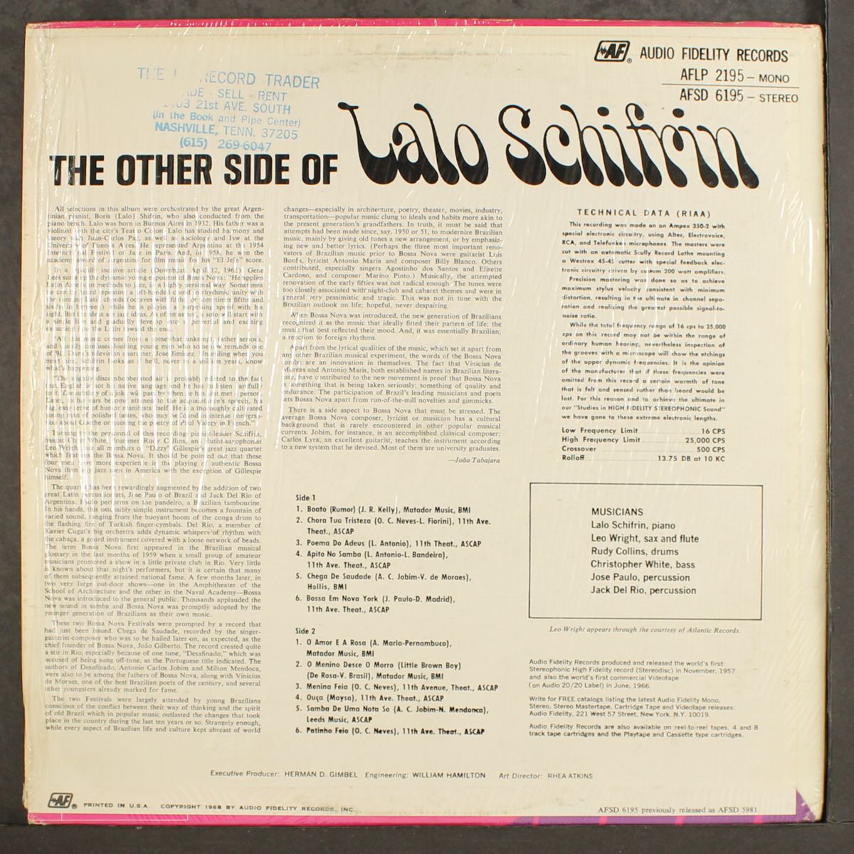the other side of by LALO SCHIFRIN