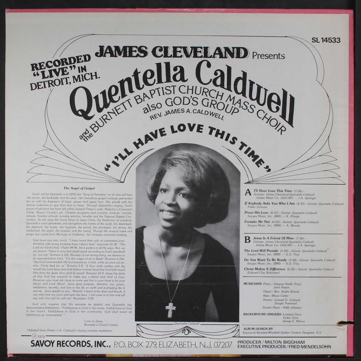 i'll have love this time by QUENTELLA CALDWELL