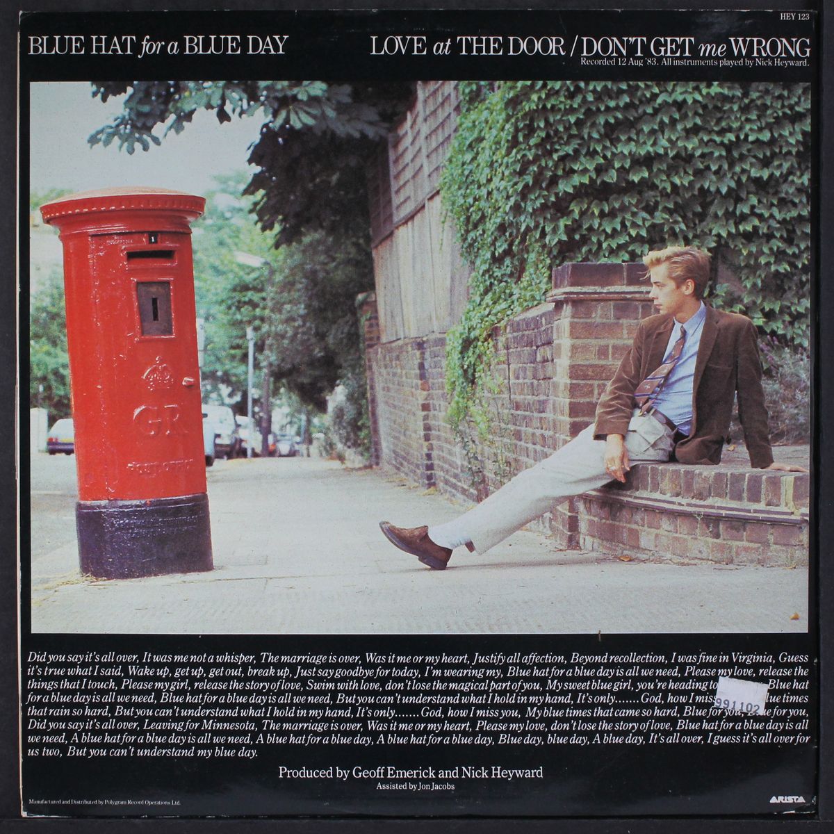 blue hat for a blue day by NICK HEYWARD