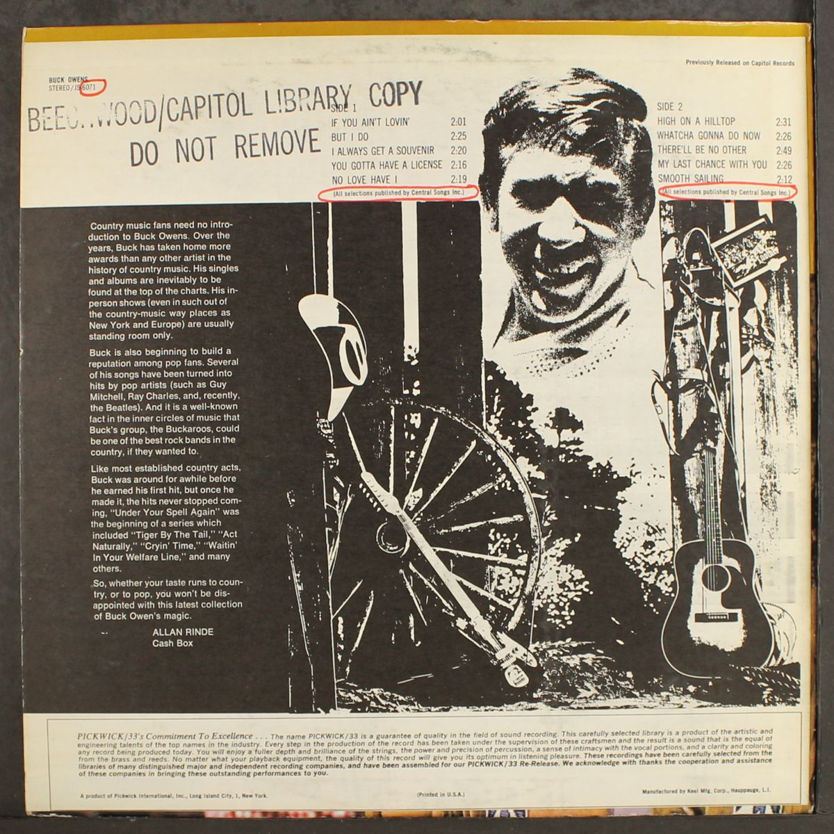 if you ain't lovin' by BUCK OWENS