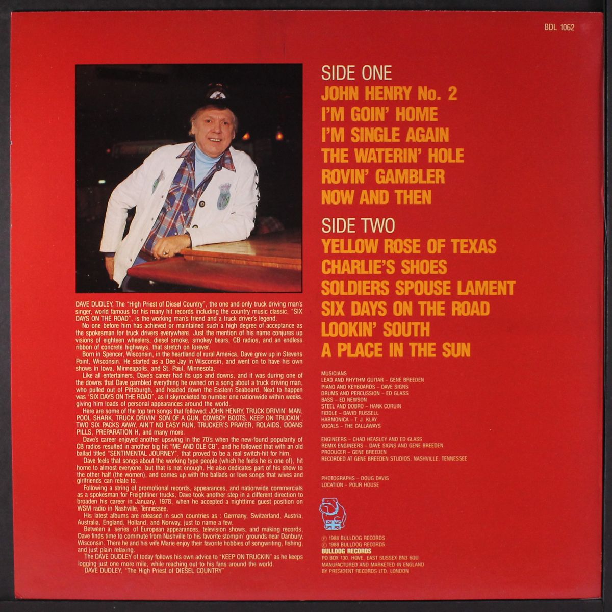 country best by DAVE DUDLEY