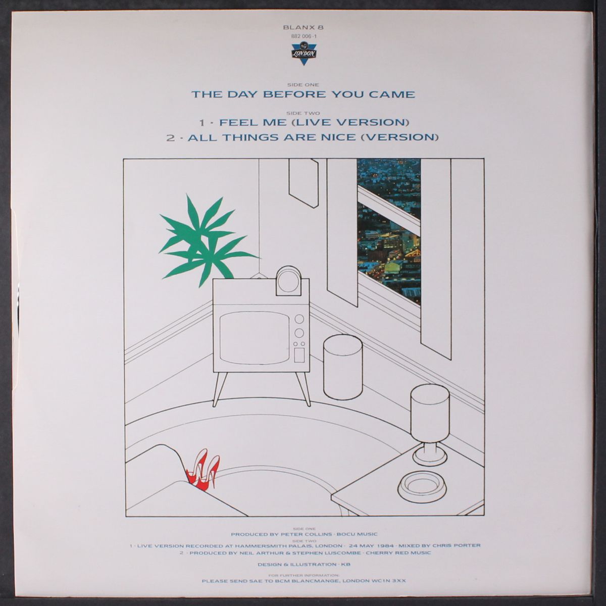 the day before you came by BLANCMANGE