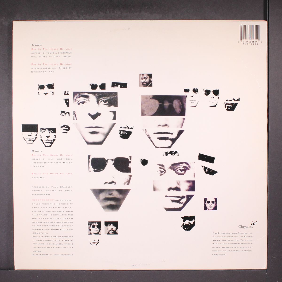 spy in the house of love by WAS (NOT WAS)
