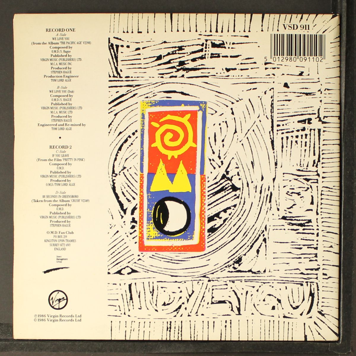 we love you by ORCHESTRAL MANOEUVERS IN THE DARK