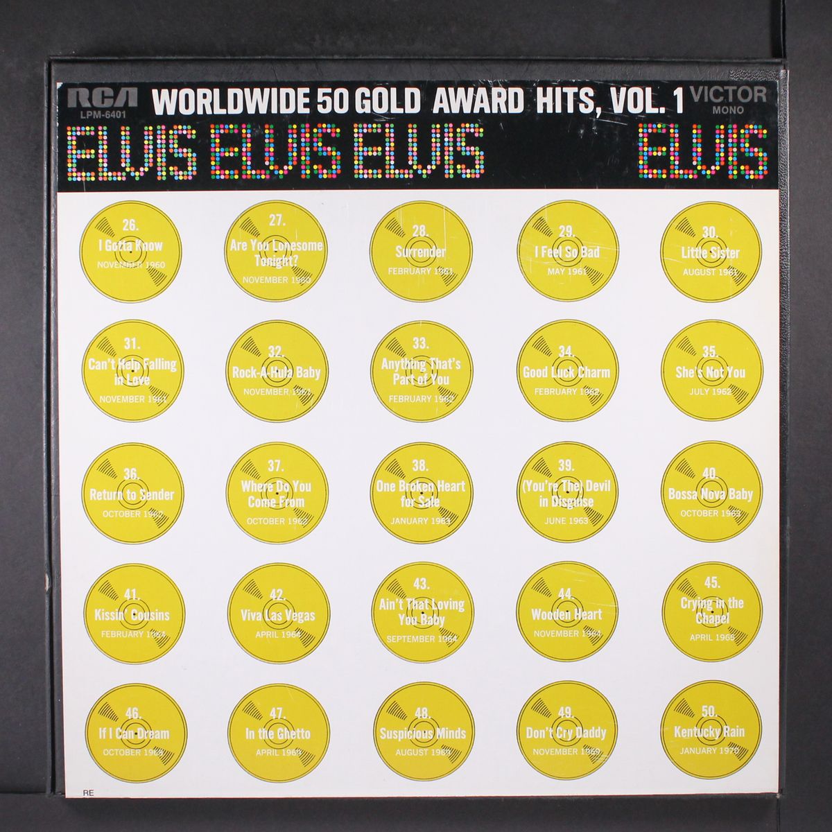 worldwide 50 gold award hits, vol. 1 by ELVIS PRESLEY