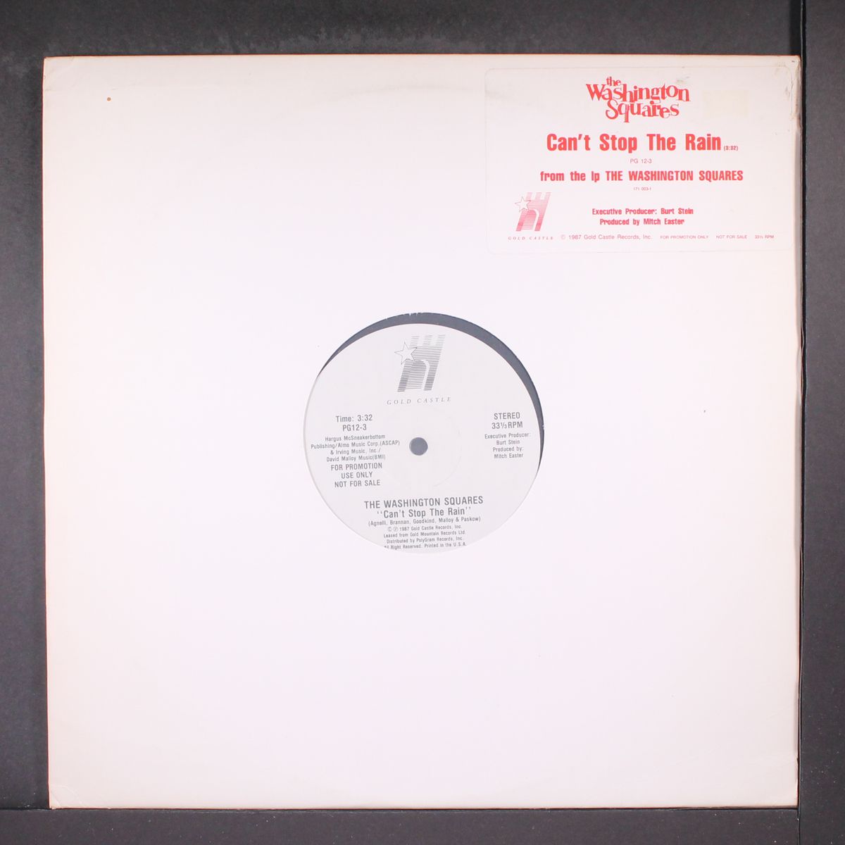 can't stop the rain by WASHINGTON SQUARES