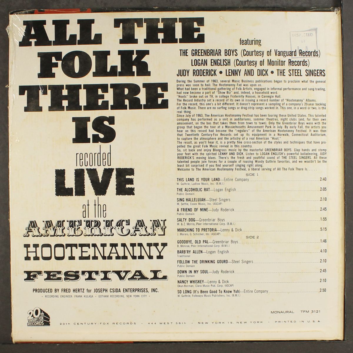 all the folk there is by VARIOUS