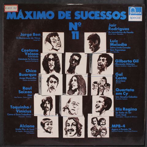 JORGE BEN, CAETANO VELOSO, CHICO BUARQUE, GAL