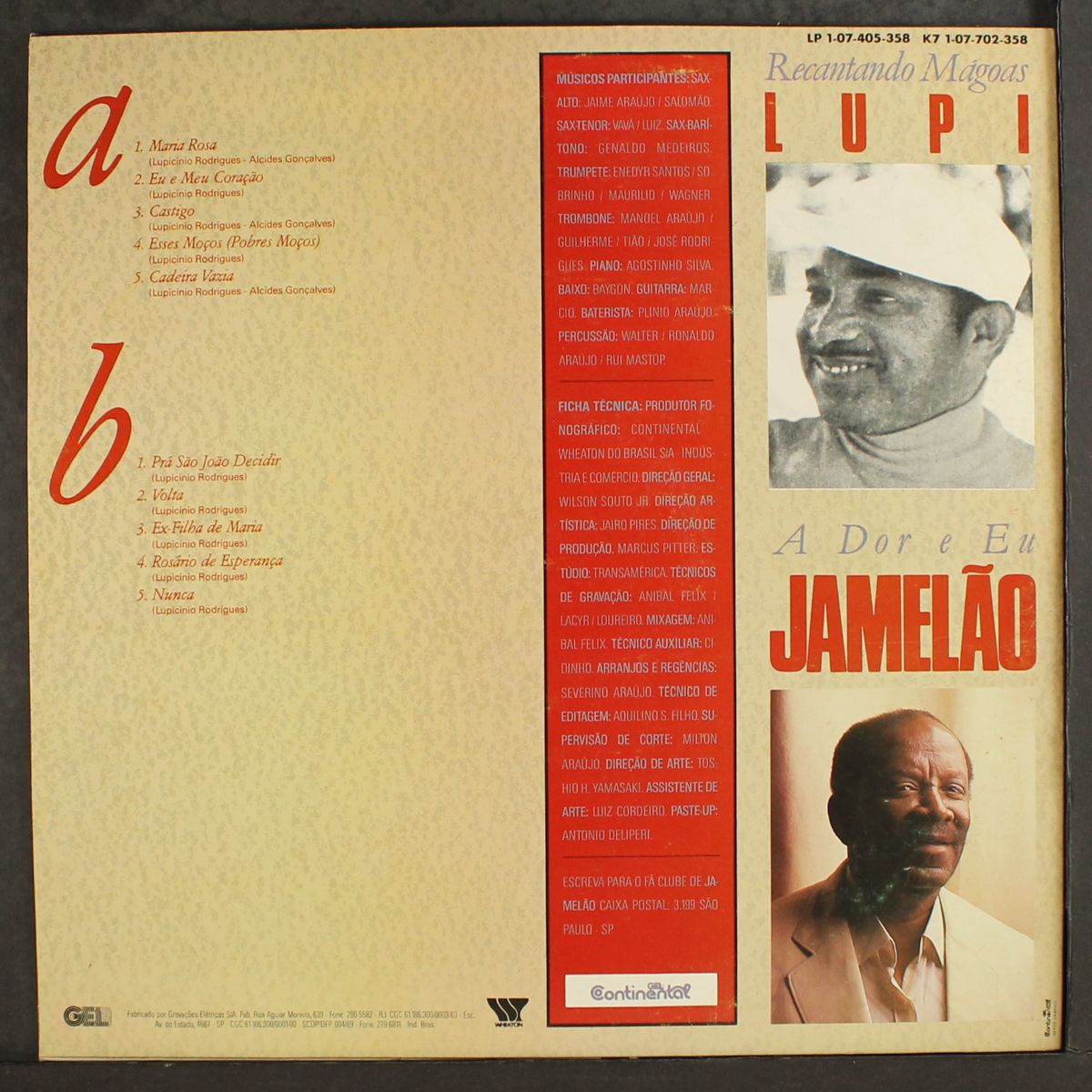 recantando magoas - lupi, a dor e eu by JAMELAO