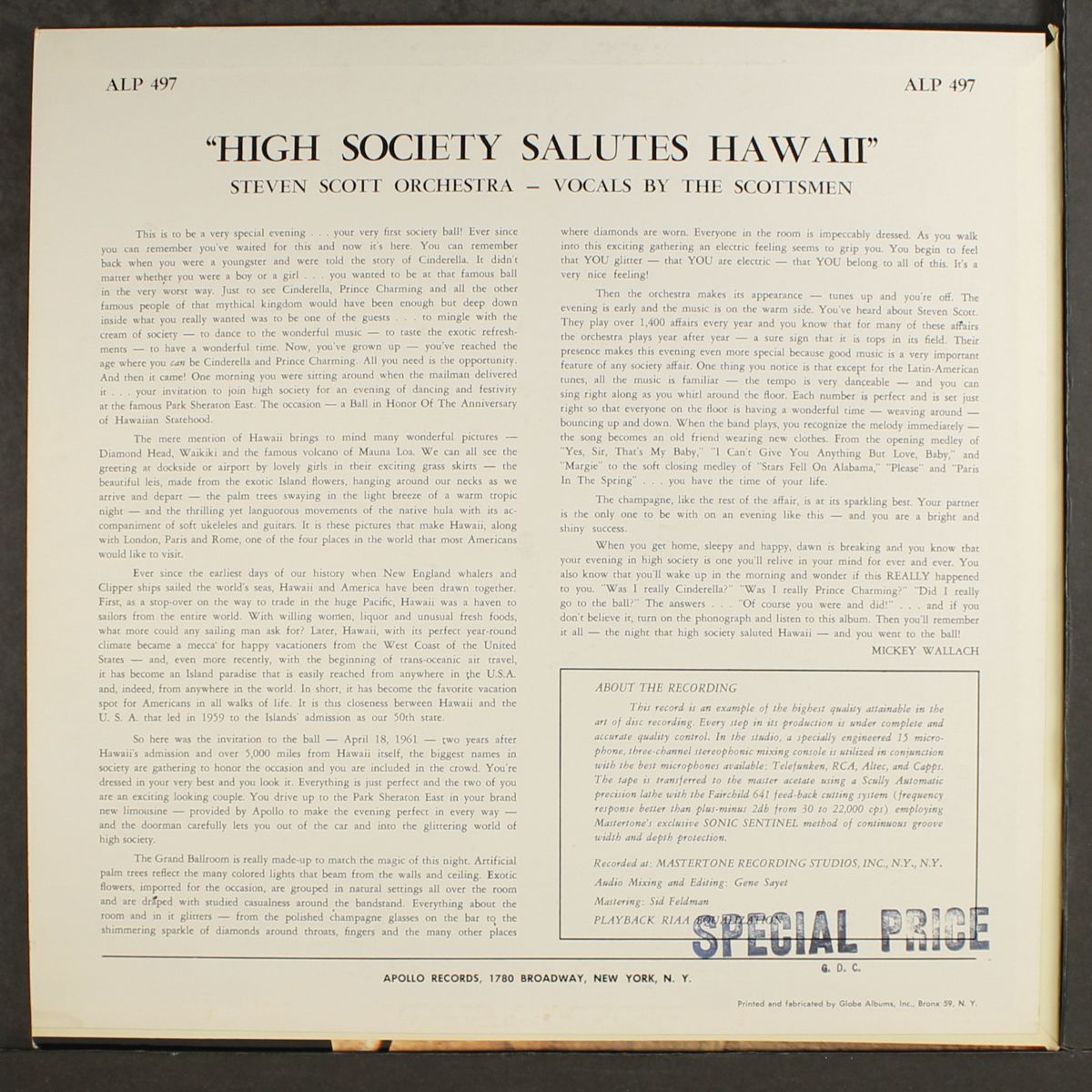high society applauds hawaii by STEVEN SCOTT
